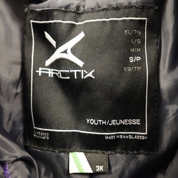 Arctix Snow Pants with Reinforced Knees and Seat girls' small (8) purple - Picture 6 of 12